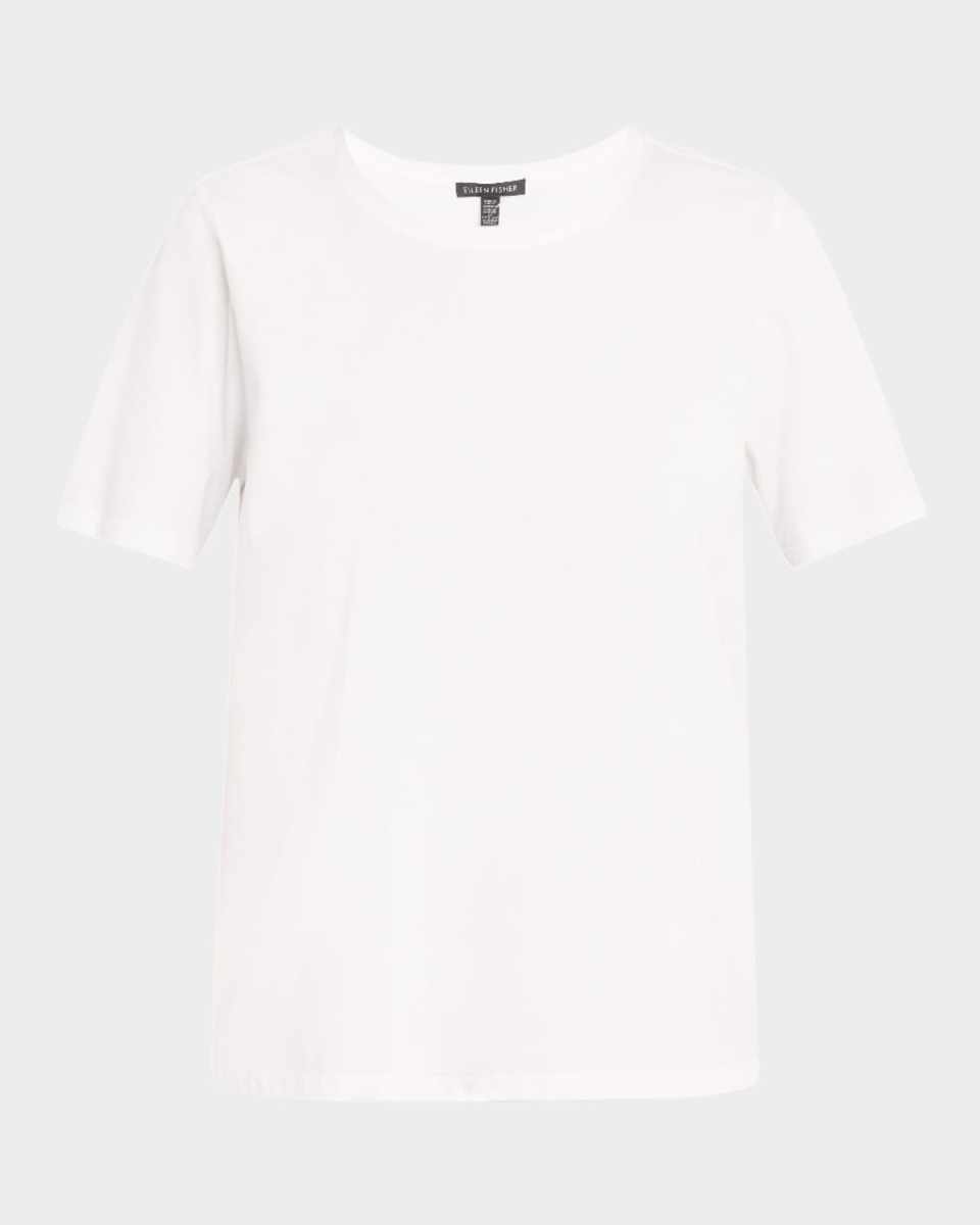 Crewneck Organic Cotton Jersey Tee